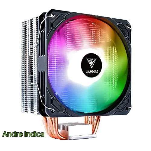 Gamdias Air Cooler Boreas E1-410 120mm RGB Compatível c Intel LGA 17001200115x e AMD AM4AM5 Desktop