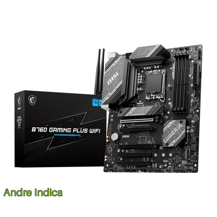 Placa Mae Msi B760 Gaming Plus Intel Lga 1700 Atx Ddr5 Wi Fi Preto B760 Gaming Plus Wifi