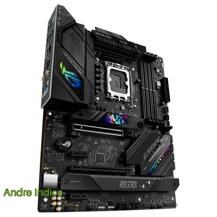 Placa Mae Asus Rog Strix B760 F Gaming Wi Fi Intel Lga 1700 Atx Ddr5 Wi Fi Preto 90Mb1Ct0 M0Eay0