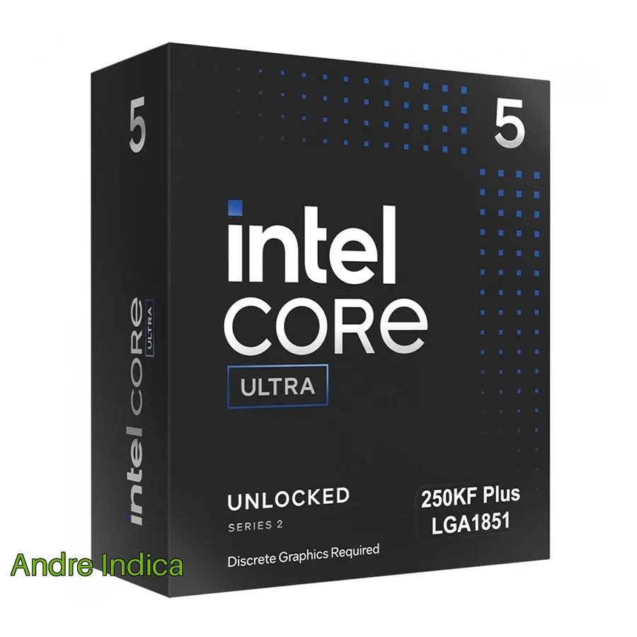 Processador Intel Core Ultra 5 250Kf 3 7Ghz 5 4Ghz Turbo Cache 30 MB 14 Nucleos 14 Threads Lga 1851 Sem Video Integrado Bx80768250Kf