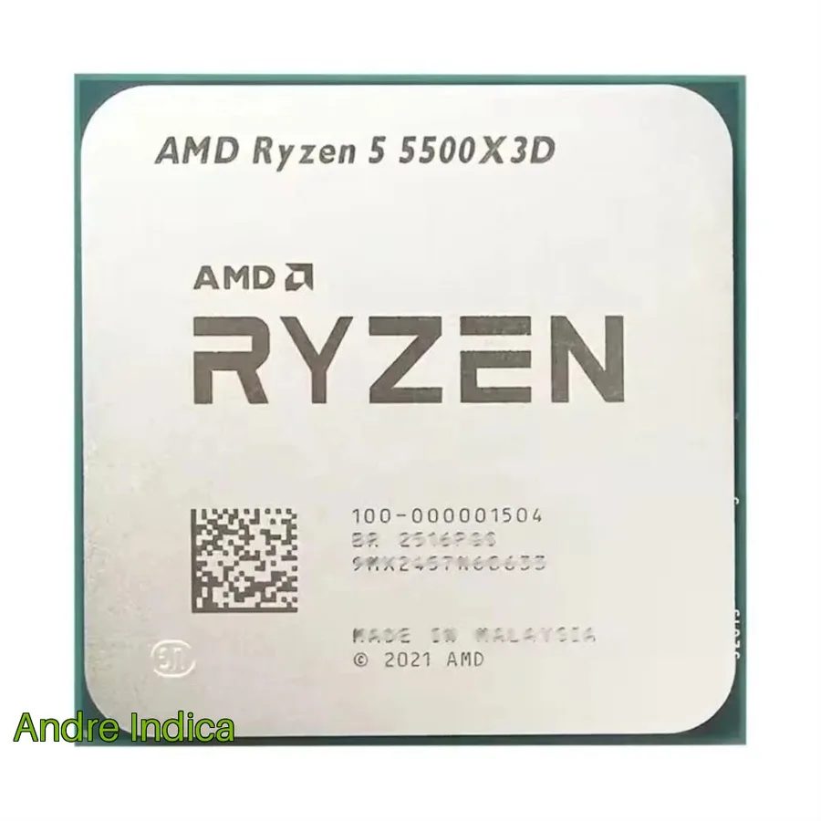 AMD Ryzen 5 5500X3D, 4.0GHz Max Turbo, Cache 96 MB, AM4, Novo SBox