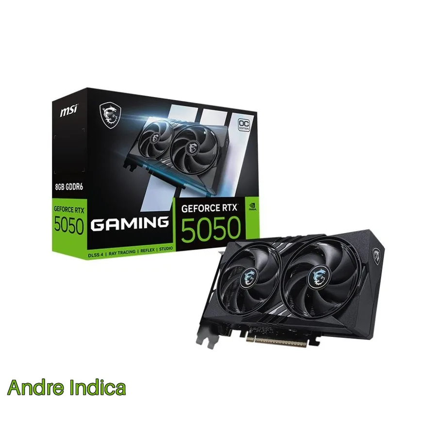 Placa de Vídeo MSI NVIDIA GeForce RTX 5050 GAMING OC 8GB 912-V538-009