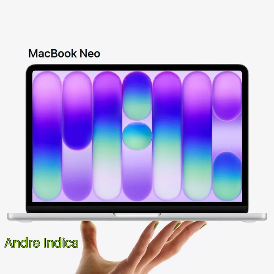 MacBook Neo Apple 13 Chip A18 Pro CPU de 6 núcleos GPU de 5 núcleos 8GB RAM 256GB Nota Fiscal