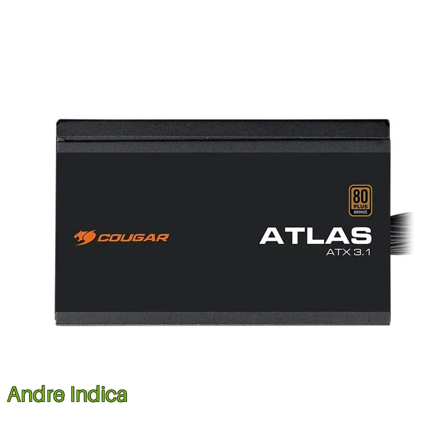 Fonte Cougar Atlas, 650W, 80 Plus Bronze, ATX 3.1, PFC Ativo, Preto - 31AA065001P01