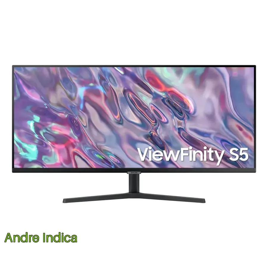 Monitor Samsung ViewFinity S5 34 UWQHD VA LS34C500GALMZD 100Hz 5GTG HDMI Headphone Display Port