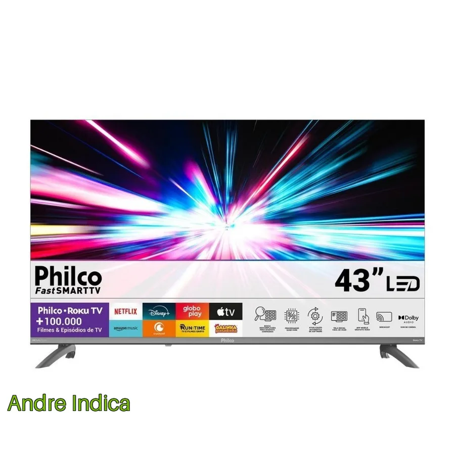 Smart Tv Philco 43 Full Hd Roku Tv P43cra