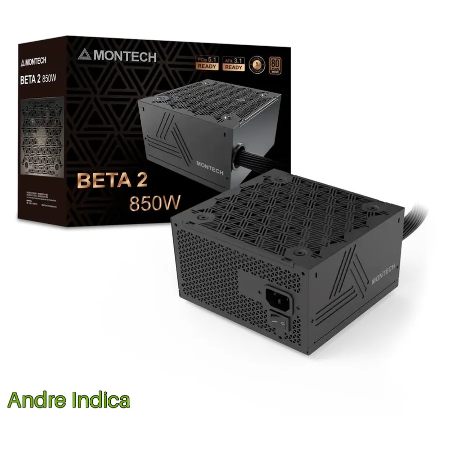 Fonte Montech Beta 2 850W Preto Beta2850W