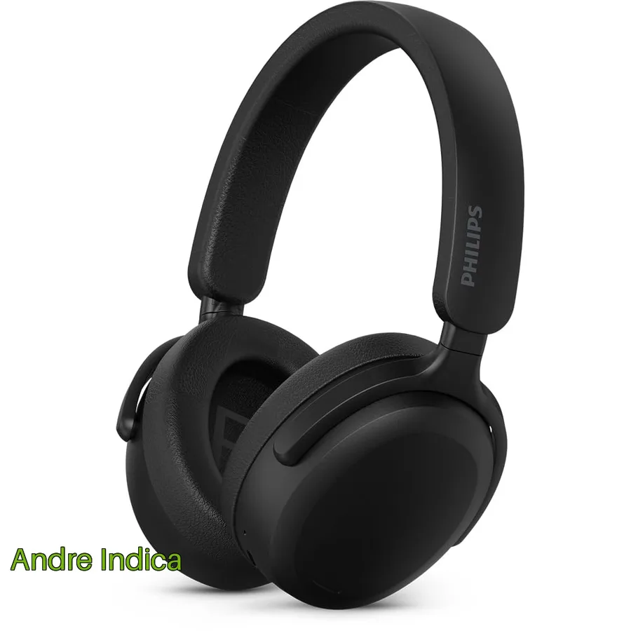 PHILIPS, Headphone Bluetooth, TAH2300BK00, Com Microfone, Até 55 horas de bateria, Design Over-ear, Dobrável, Preto