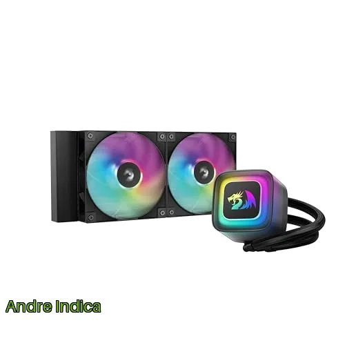 Redragon Water Cooler GamerStorm LE240 RD 240mm RGB Compatível c Intel LGA 1851170012001151 e AMD AM4AM5 Preto - R-LE240RD-BKAMMN-A-1