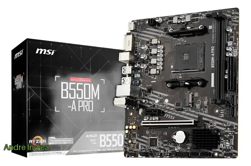 Placa-mãe Am4 Msi B550m A Pro Msi