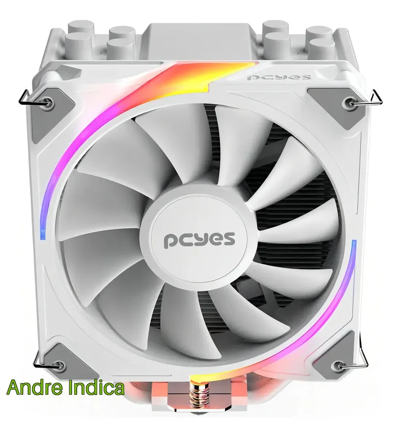 Pcyes Frost Pulse Argb Cooler Para Processador White Ghost
