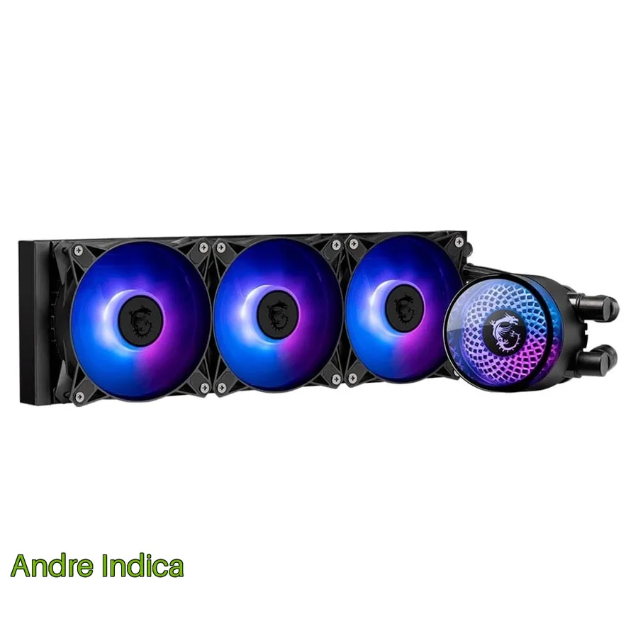Water Cooler Msi Mag Coreliquid A12 Argb 360Mm Intel E Amd Preto Cla12360