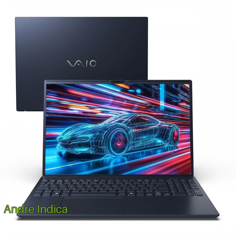 Notebook VAIO FE16 AMD Ryzen 7-5825U Linux 16GB RAM 256GB SSD 16 IPS WUXGA Antirreflexo - Cinza