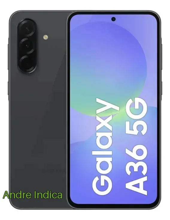 Smartphone Samsung Galaxy A36 5G 128GB 6GB RAM Câmera Tripla de até 50MP Selfie de 12MP IP67 Super AMOLED 6.7 NFC Recursos AI Android e Segurança Snapdragon - Branco