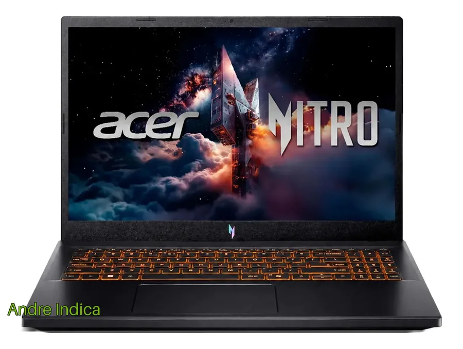 Notebook Gamer 15.6 Acer Nitro V 15 com Processador Intel Core i7 de 13ª Geração Placa de Vídeo NVIDIA GeForce RTX 4050 com 6GB Memória RAM de 8GB DDR5 SSD de 512GB Tela IPS 165Hz Linux