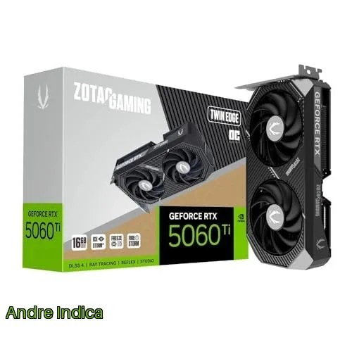 GPU NV RTX 5060 Ti 16GB TWIN EDGE OC GDDR7 128BITS ZOTAC ZT-B50620H-10M