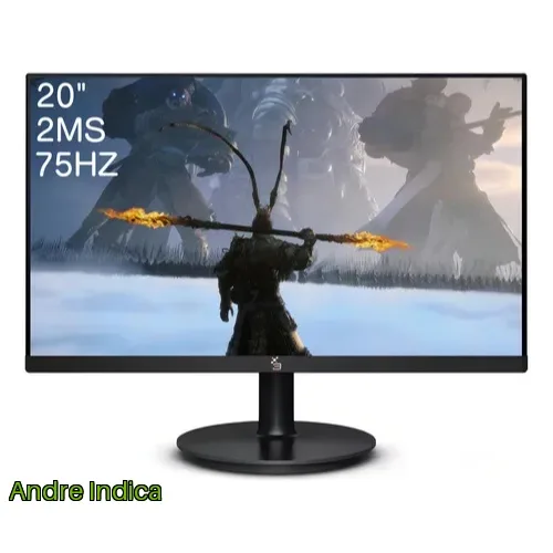 Monitor LED 20 Polegadas 3Green Tela Widescreen HD Conexão HDMI VGA Design Slim