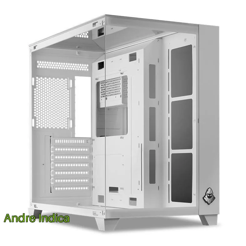 Gabinete Gamer Mancer CV550, Mid-Tower, Lateral de Vidro, Branco, MCR-CV550-WH