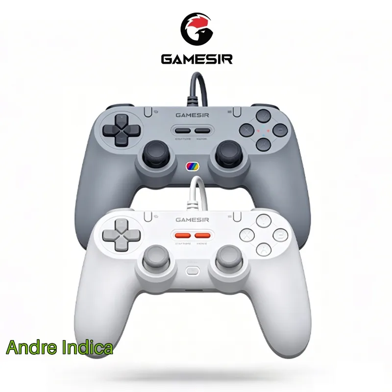 Controle Gamesir Tegenaria T3 Lite Com Fio Para Pc Switch Android Ios Steam Celular Hall Effect Usb