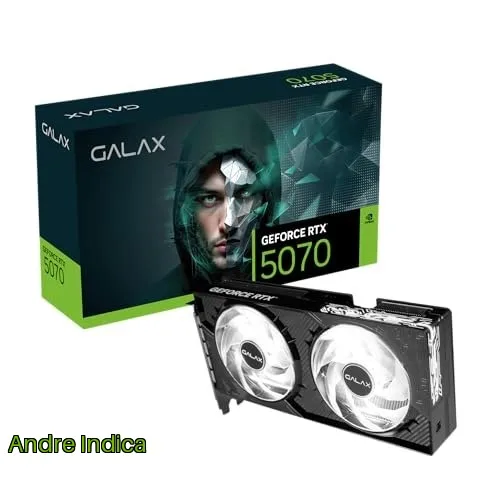 Placa de Video GALAX GeForce RTX 5070 2X 1-CLICK OC 12GB GDDR7 192BITS - 57NON7MDBROC Seminovo
