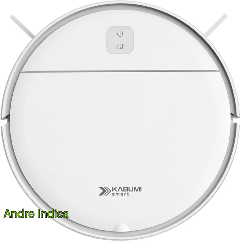 Robo Aspirador De Po Kabum Smart K100 Limpeza Autonoma Sem App Design Slim Ate 90Min Sensor Antiqueda Anticolisao Bivolt Ksar100Br